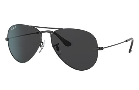 black aviator sunglasses ray ban.